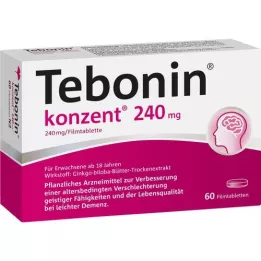 TEBONIN Concentré 240 mg comprimés pelliculés, 60 comprimés