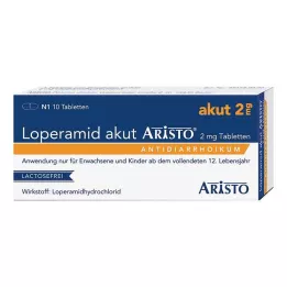 LOPERAMID akut Aristo 2 mg comprimés, 10 pc