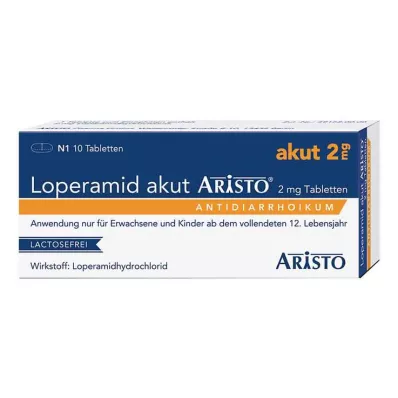 Lopéramide aigu Aristo® 2 mg comprimés, 10 pc