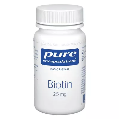PURE ENCAPSULATIONS Gélules de biotine 2,5 mg, 60 gélules