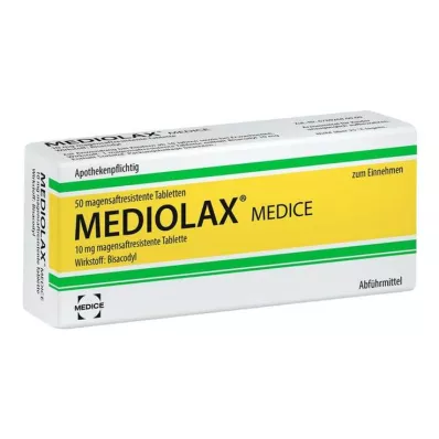 Comprimés gastro-résistants Mediolax® Medice, 50 pc