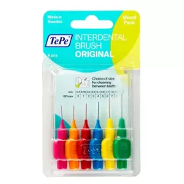 TEPE Brosses interdentaires Original mélangées, 6 pces