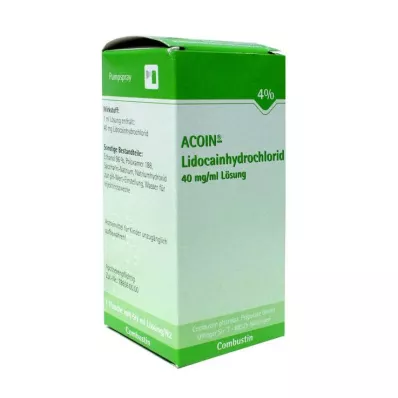 ACOIN-Solution de chlorhydrate de lidocaïne 40 mg/ml, 50 ml