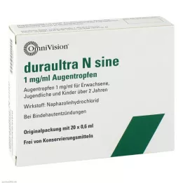 Gouttes oculaires Duraultra N sinus, 20x0,6 ml