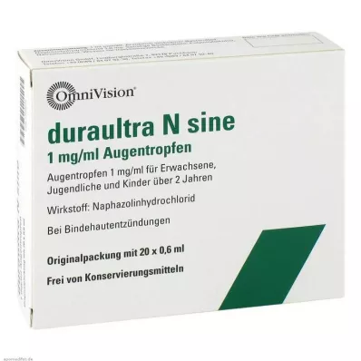 DURAULTRA N sine Collyre, 20X0.6 ml