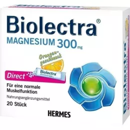 BIOLECTRA Magnésium 300 mg Direct Orange, 20 sticks