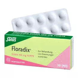 FLORADIX Fer 100 mg forte comprimés pelliculés, 20 comprimés