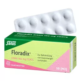 FLORADIX Fer 100 mg forte comprimés pelliculés, 50 pc