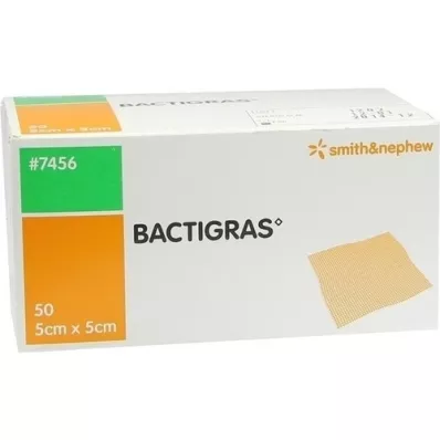 BACTIGRAS Compresse de paraffine antiseptique 5x5 cm, 50 pces