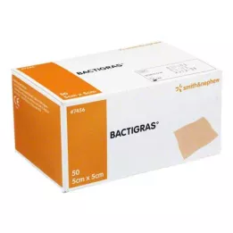 BACTIGRAS Compresse de paraffine antiseptique 5x5 cm, 50 pces