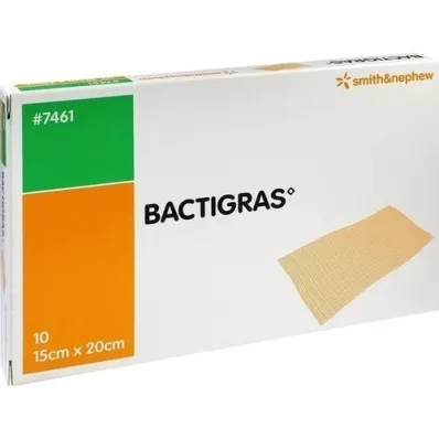 BACTIGRAS Compresse de paraffine antiseptique 15x20 cm, 10 pces