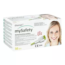 DIAMET Lancettes de sécurité lite 29 G 1,5 mm, 50 pièces