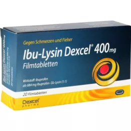 IBU-LYSIN Dexcel 400 mg comprimés pelliculés, 20 pc