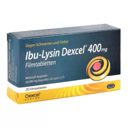 IBU-LYSIN Dexcel 400 mg comprimés pelliculés, 20 pc