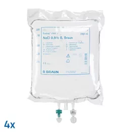 KOCHSALZLÖSUNG 0,9% B.Braun gélule de rinçage Ecob.Click, 4X3000 ml