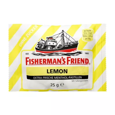 FISHERMANS FRIEND Pastilles au citron sans sucre, 25 g