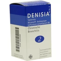 DENISIA 2 comprimés pour bronchite chronique, 80 pc
