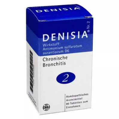 DENISIA 2 comprimés pour bronchite chronique, 80 pc