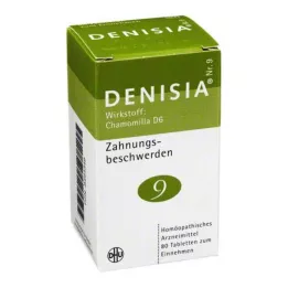 DENISIA 9 Comprimés contre les poussées dentaires, 80 pc