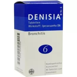 DENISIA 6 Comprimés pour les voies respiratoires, 80 pc