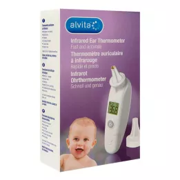 ALVITA Thermomètre auriculaire infrarouge, 1 pc