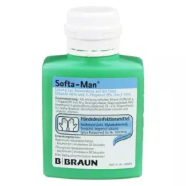 SOFTA MAN Bouteille de désinfection des mains pour blouse, 100 ml