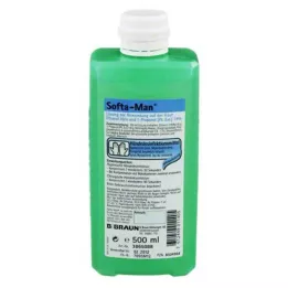 SOFTA MAN Bouteille distributrice de désinfectant pour les mains, 500 ml