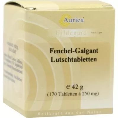 FENCHEL-GALGANT-Comprimés à sucer Aurica, 170 pcs