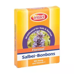 FLORIMEL Bonbons à la sauge avec vitamine C, 50 g