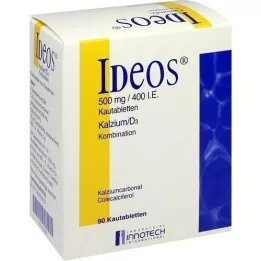 IDEOS 500 mg/400 U.I. Comprimés à mâcher, 90 pièces