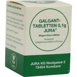 GALGANTTABLETTEN 0,1 g Jura, 100 pces
