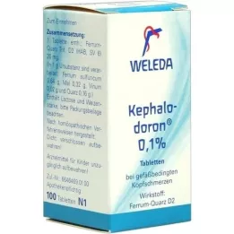 KEPHALODORON Comprimés à 0,1%, 100 pc