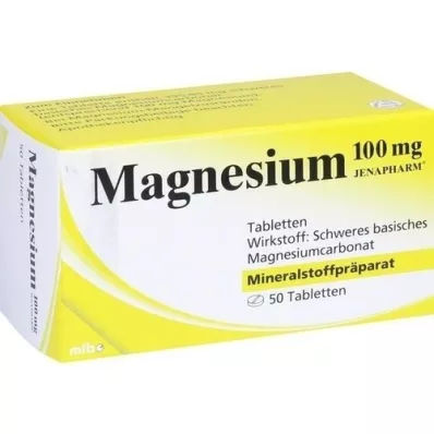 MAGNESIUM 100 mg Jenapharm comprimés, 50 pc