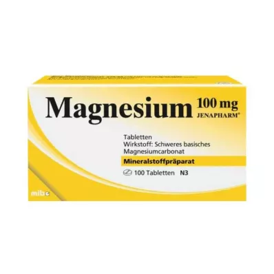 Comprimés de magnésium 100 mg Jenapharm, 50 pc