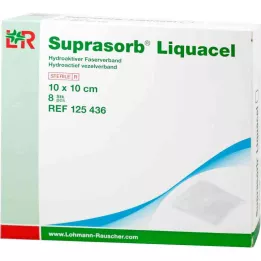 SUPRASORB Liquacel pansements hydroactifs 10x10 cm, 8 pces
