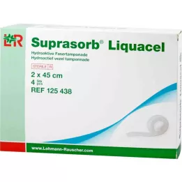 SUPRASORB Liquacel pansements hydroactifs 2x45 cm, 4 pces