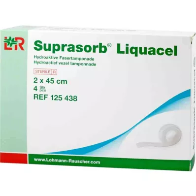 SUPRASORB Liquacel pansements hydroactifs 2x45 cm, 4 pces