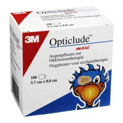 OPTICLUDE 3M maxi 5,7x8 cm 1539/100, 100 pces