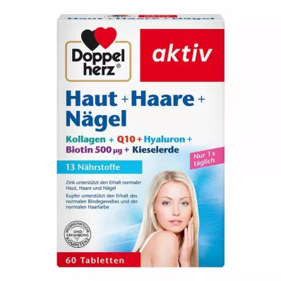 Doppelherz Peau + Cheveux + Ongles comprimés, 60 pc