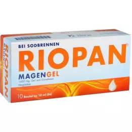 RIOPAN Pack de sticks de gel gastrique, 10X10 ml