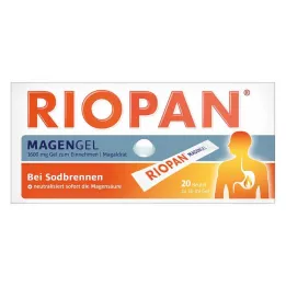 RIOPAN Pack de sticks de gel gastrique, 20X10 ml