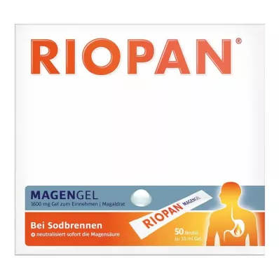 RIOPAN Pack bâton de gel pour lestomac, 50X10 ml