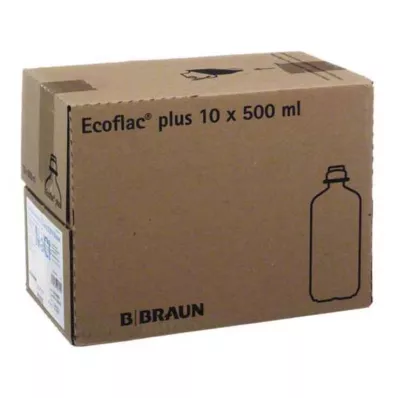 Solution saline 0,9% Ecoflac Plus, 10X500 ml