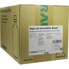 AQUA AD injectabilia Ecoflac Plus, flacon de perfusion, 10X250 ml