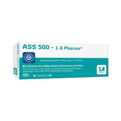 ASS 500 comprimés 1A Pharma, 30 pc
