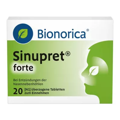 Comprimés enrobés Sinupret Forte, 20 pc