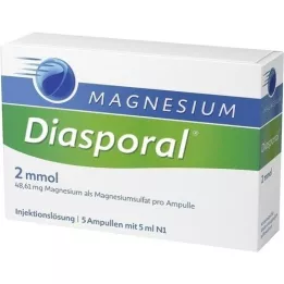 MAGNESIUM DIASPORAL Ampoules de 2 mmol, 5X5 ml