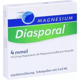 MAGNESIUM DIASPORAL Ampoules de 4 mmol, 5X2 ml