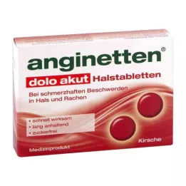 ANGINETTEN Comprimés pour la gorge dolo akut, 24 pces