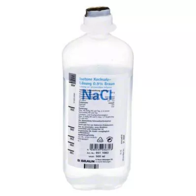 Solution saline 0,9% Ecoflac Plus, 500 ml